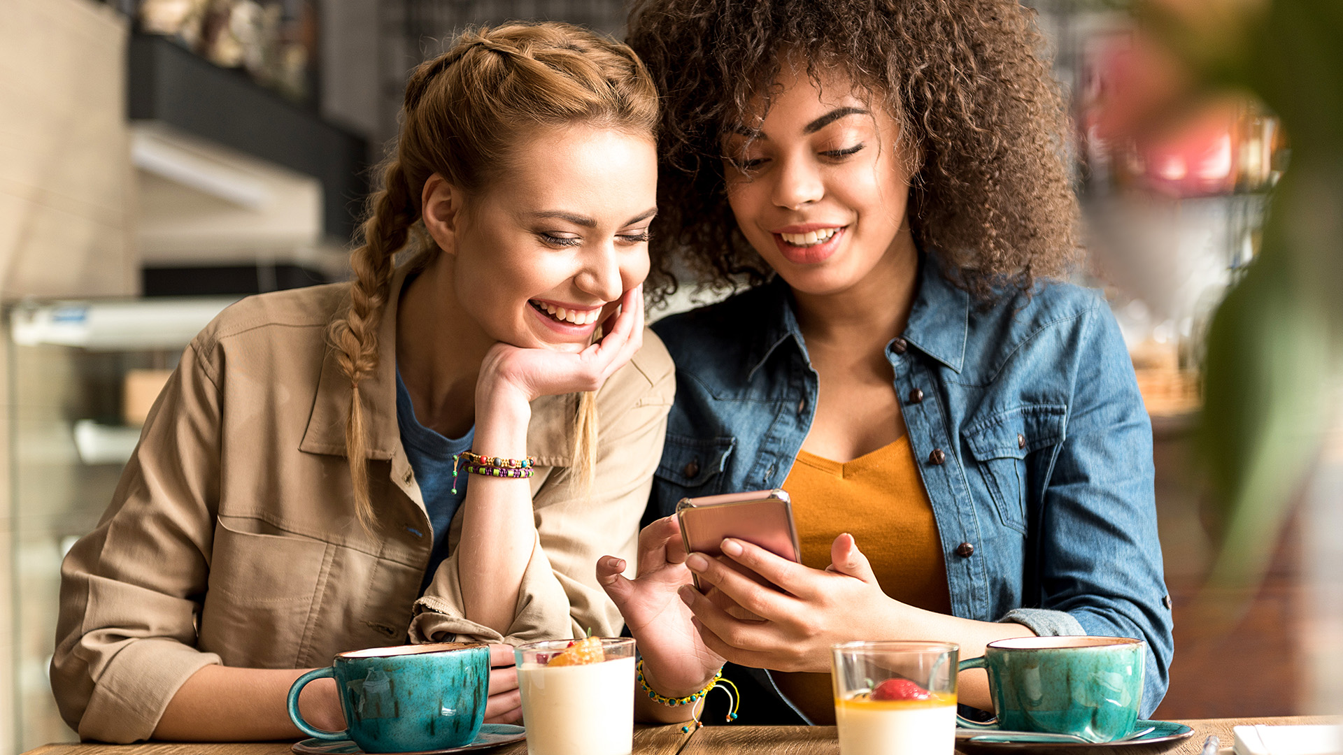 women with phone